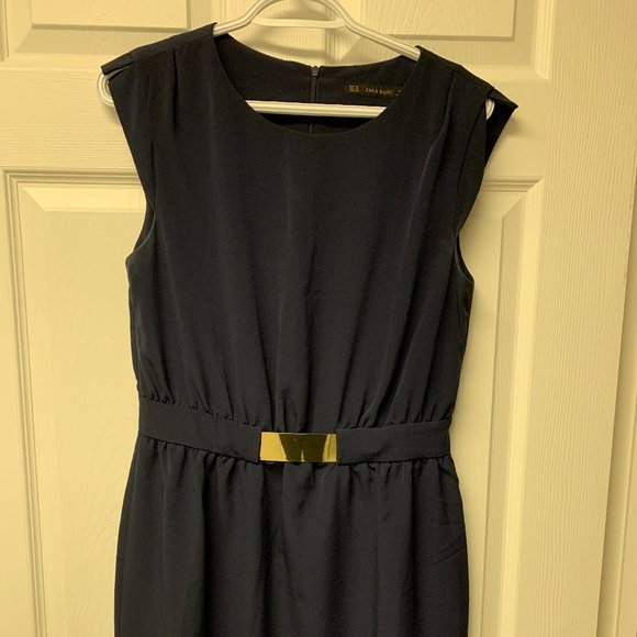 Zara Navy with Gold Buckle - Picture 1 of 4